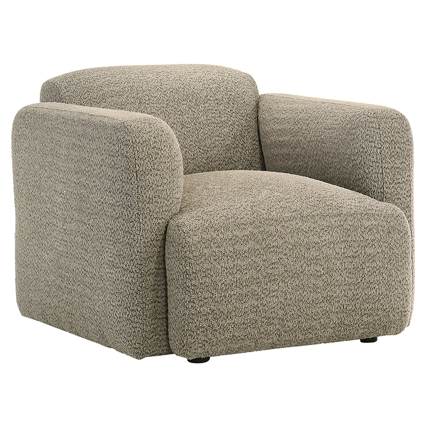 Dorset Bouclé Accent Chair – Brown