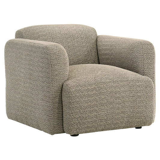 Dorset Bouclé Accent Chair – Brown