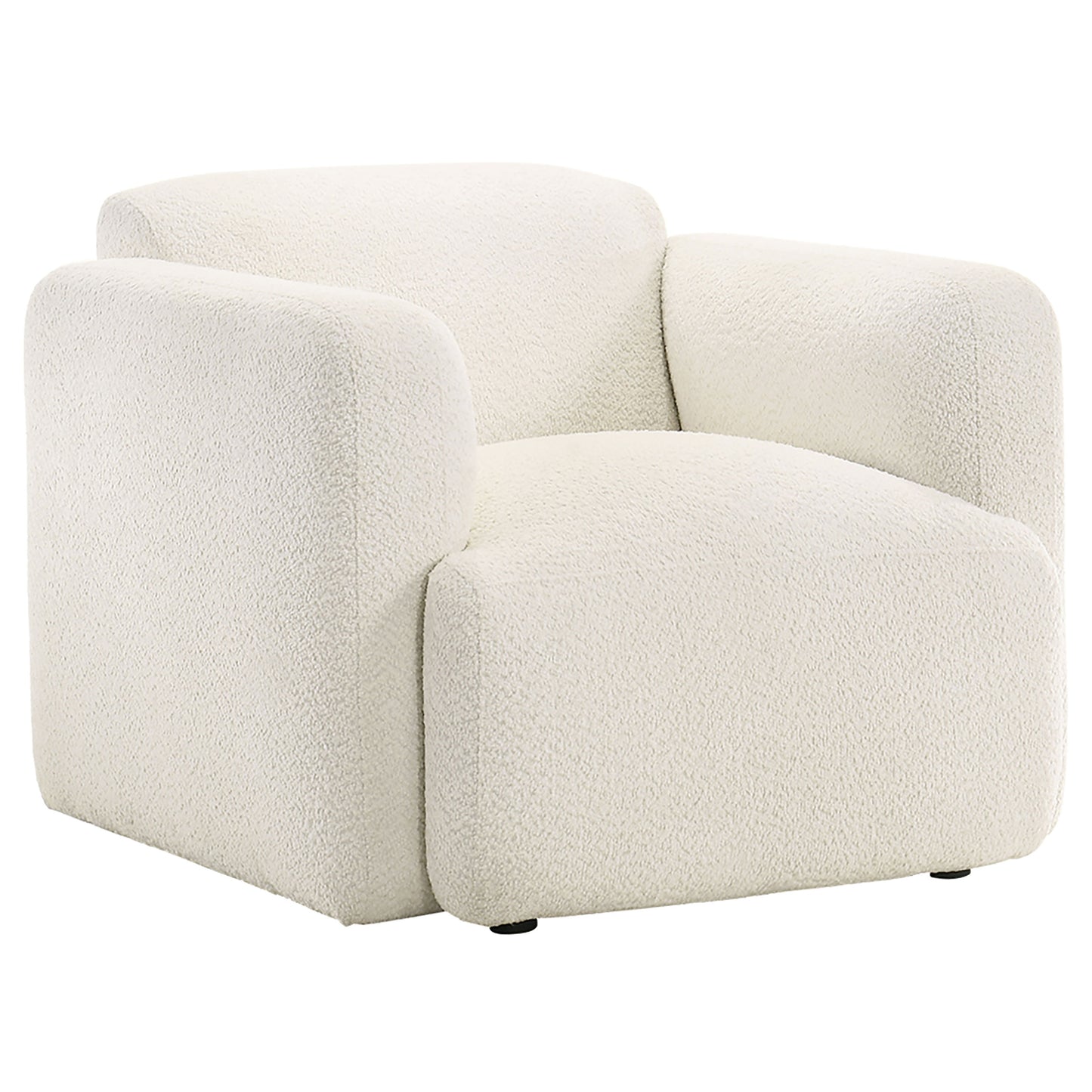 Dorset Bouclé Accent Chair – White