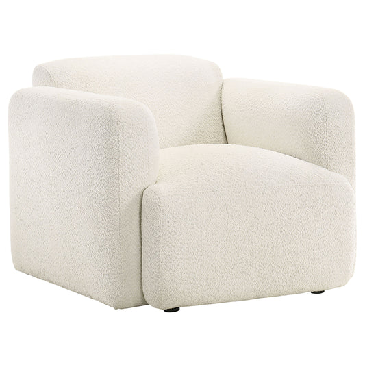 Dorset Bouclé Accent Chair – White