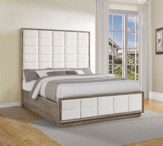 Durango 80" Queen Bedroom Collection, Taupe & Cream