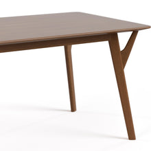 Skien 5PC Mid-Century Modern Dining Set in Walnut