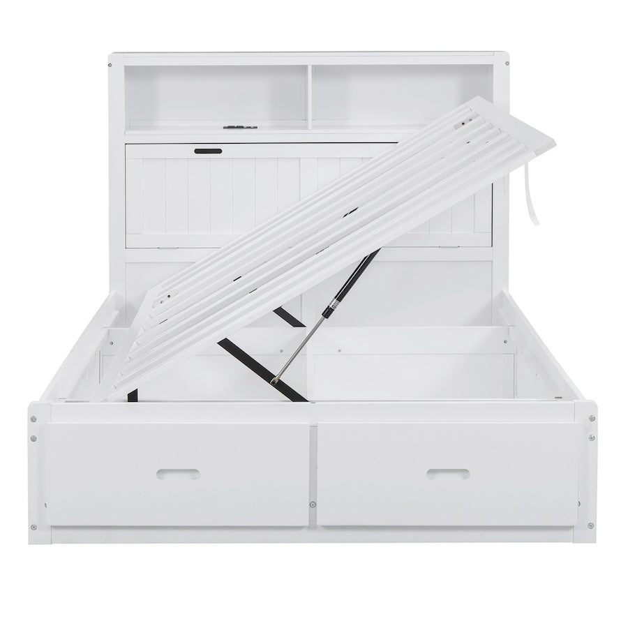 Empora Full Size Hydraulic Platform Storage Bed