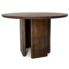 Alden Round Walnut Dining Table - detail view 3