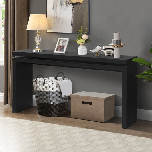 Double Board Suspension Console Table