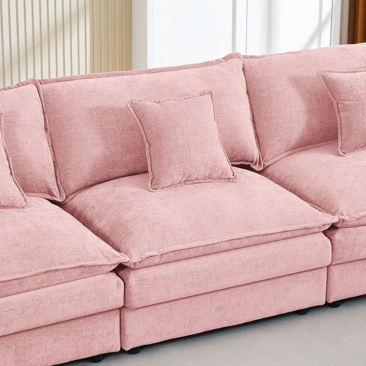 Modular Sectional - Pink - detail view 3