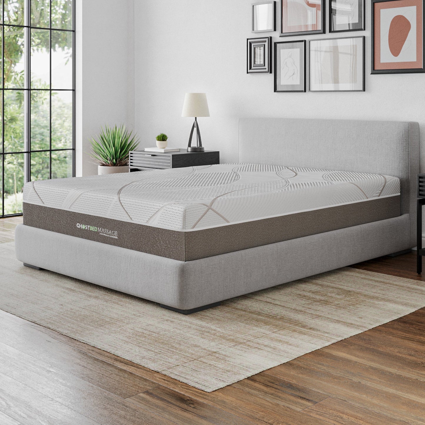 GhostBed Massage Mattress 12" Profile - Queen