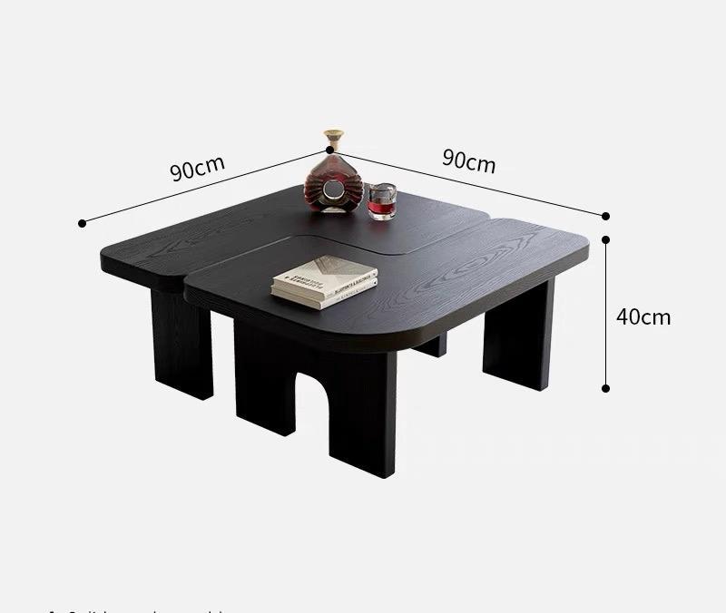 Black Nesting Tables with Black Legs - detail view 5