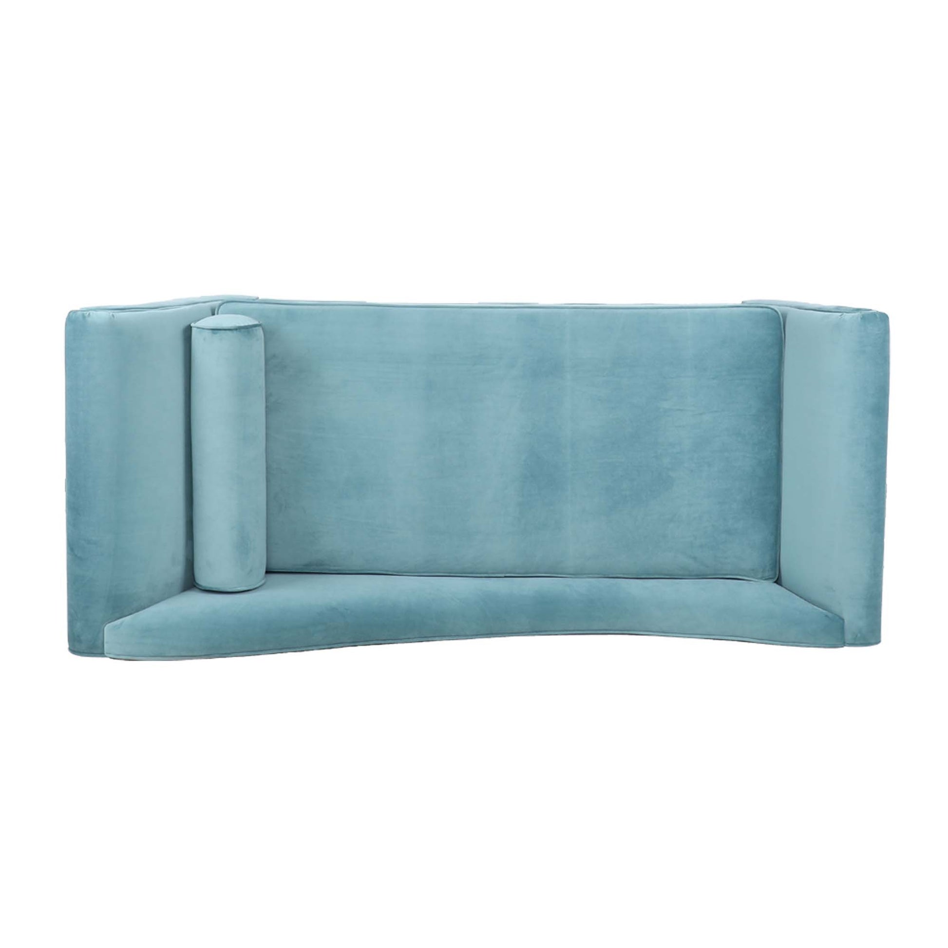 Chaise Lounge with Scroll Arms - Green - detail view 8