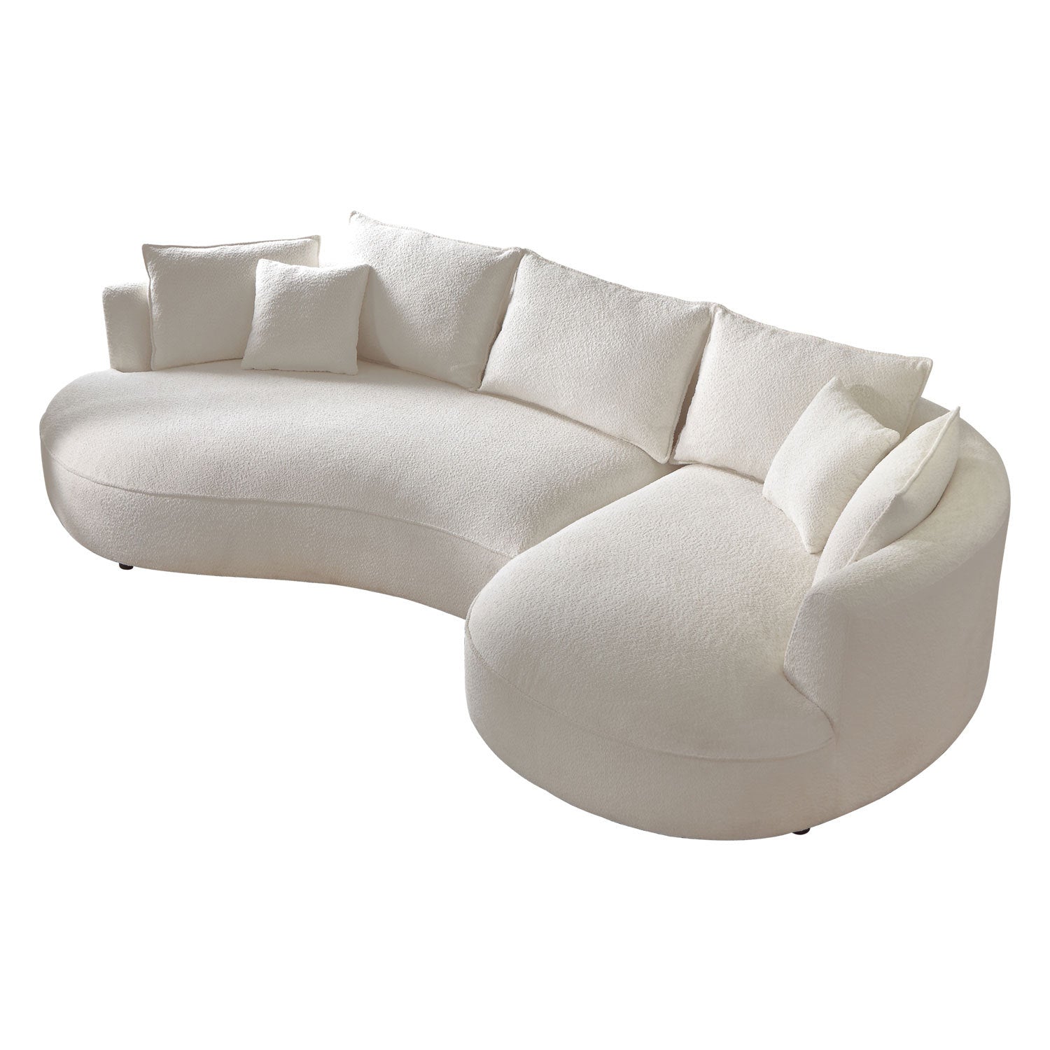 Curved Sectional with Ingenious Shape Beige(same Sku:w876s00301) - primary color shot