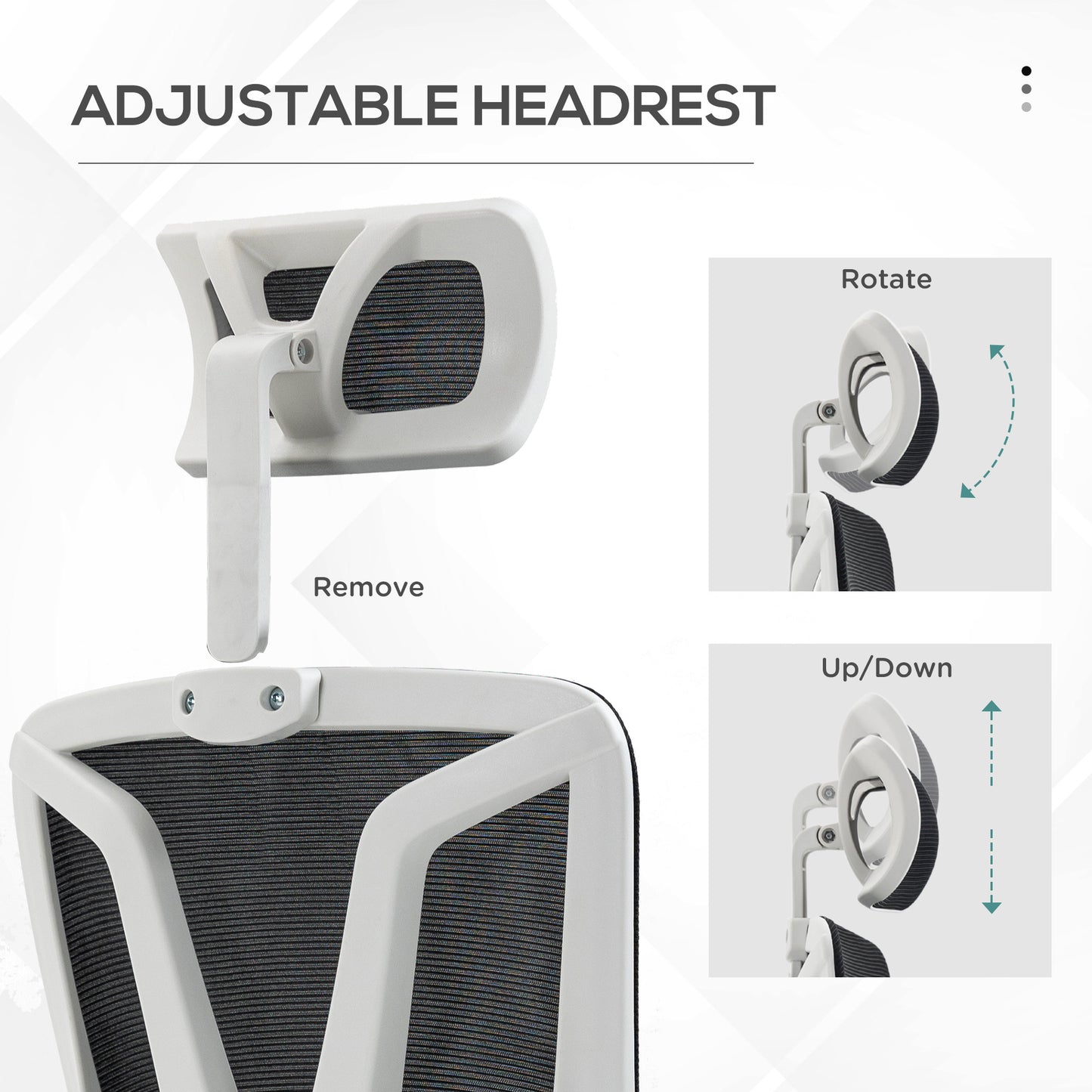 Nerys High Back Mesh Office Chair, Black