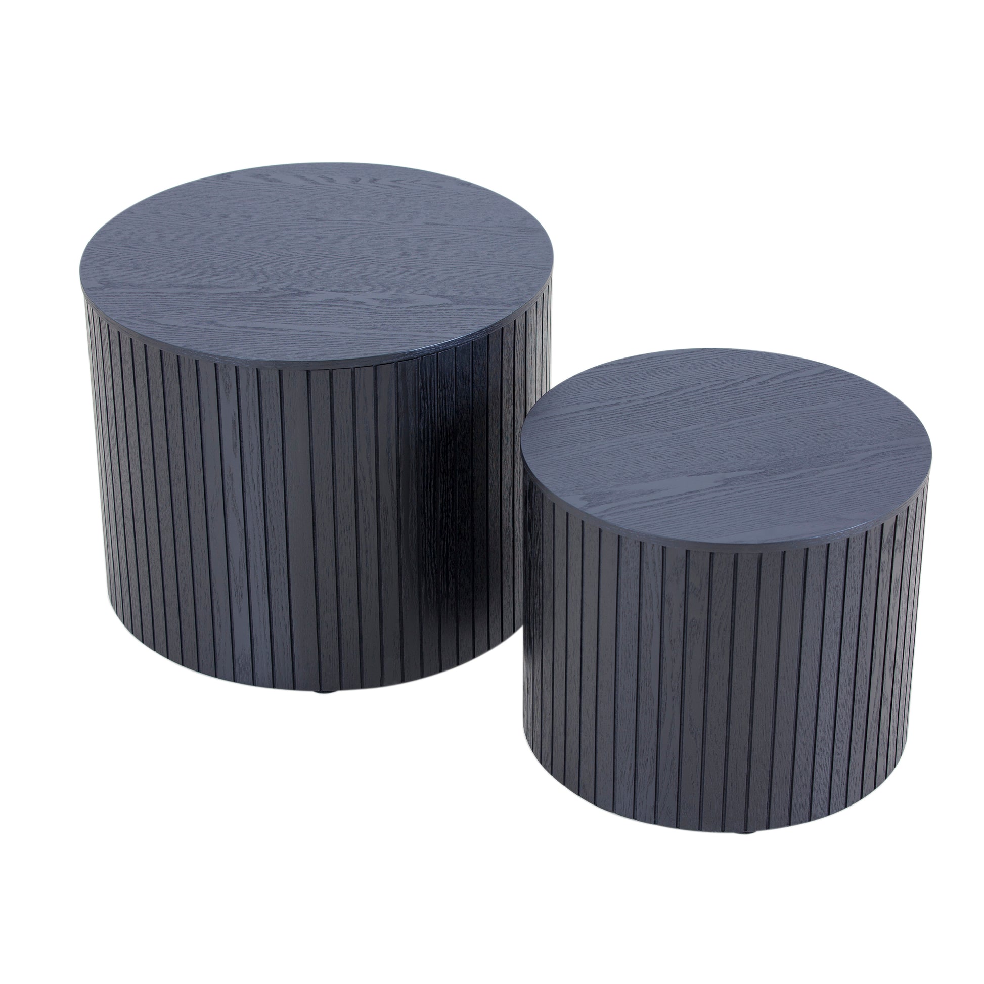 Black Nesting Tables with Black Legs - primary color shot