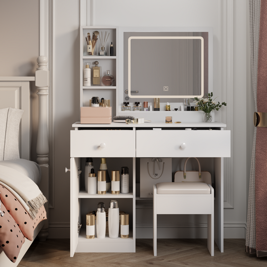 Shelly Contemporary Bedroom Vanity