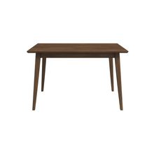 Levi Modern Style Solid Wood Rectangular Dining Kitchen Table Brown 47' - detail view 5