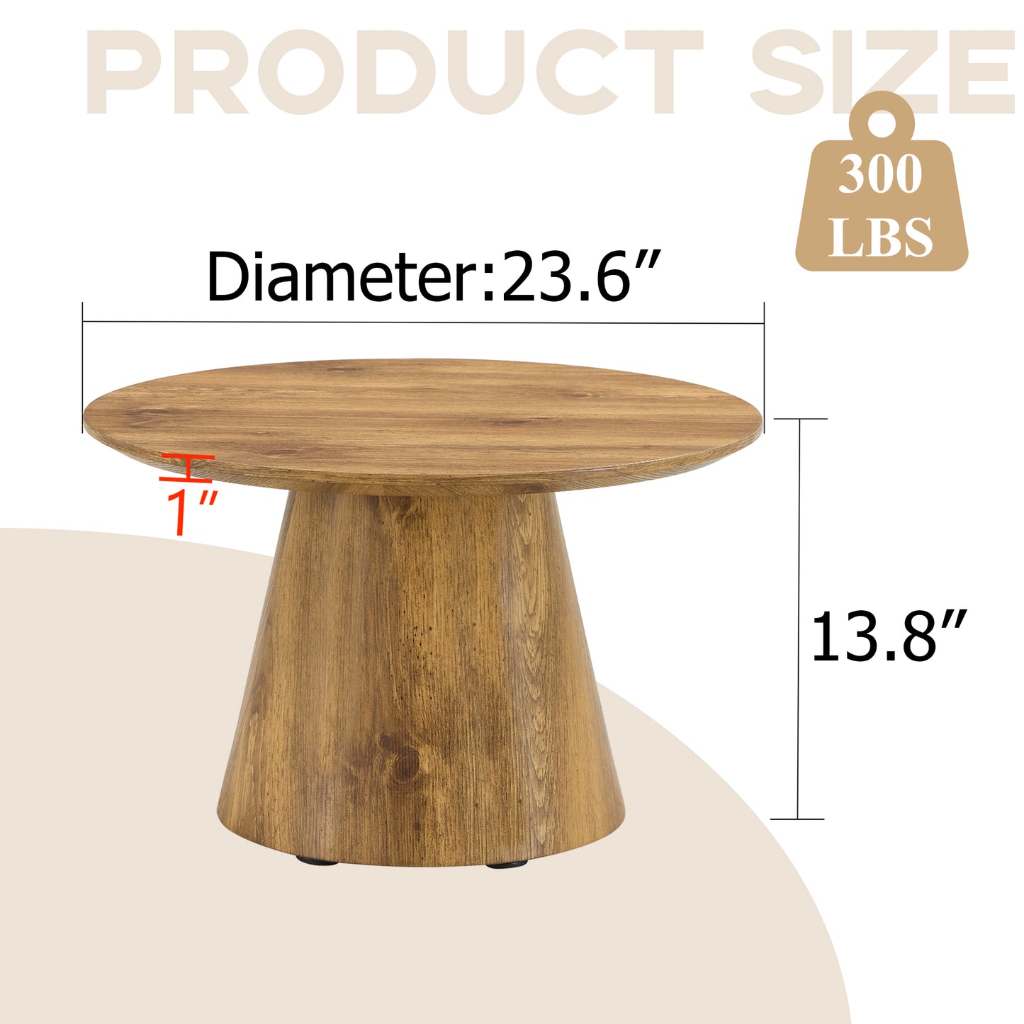 Nesting Tables with Wood Legs - detail view 7