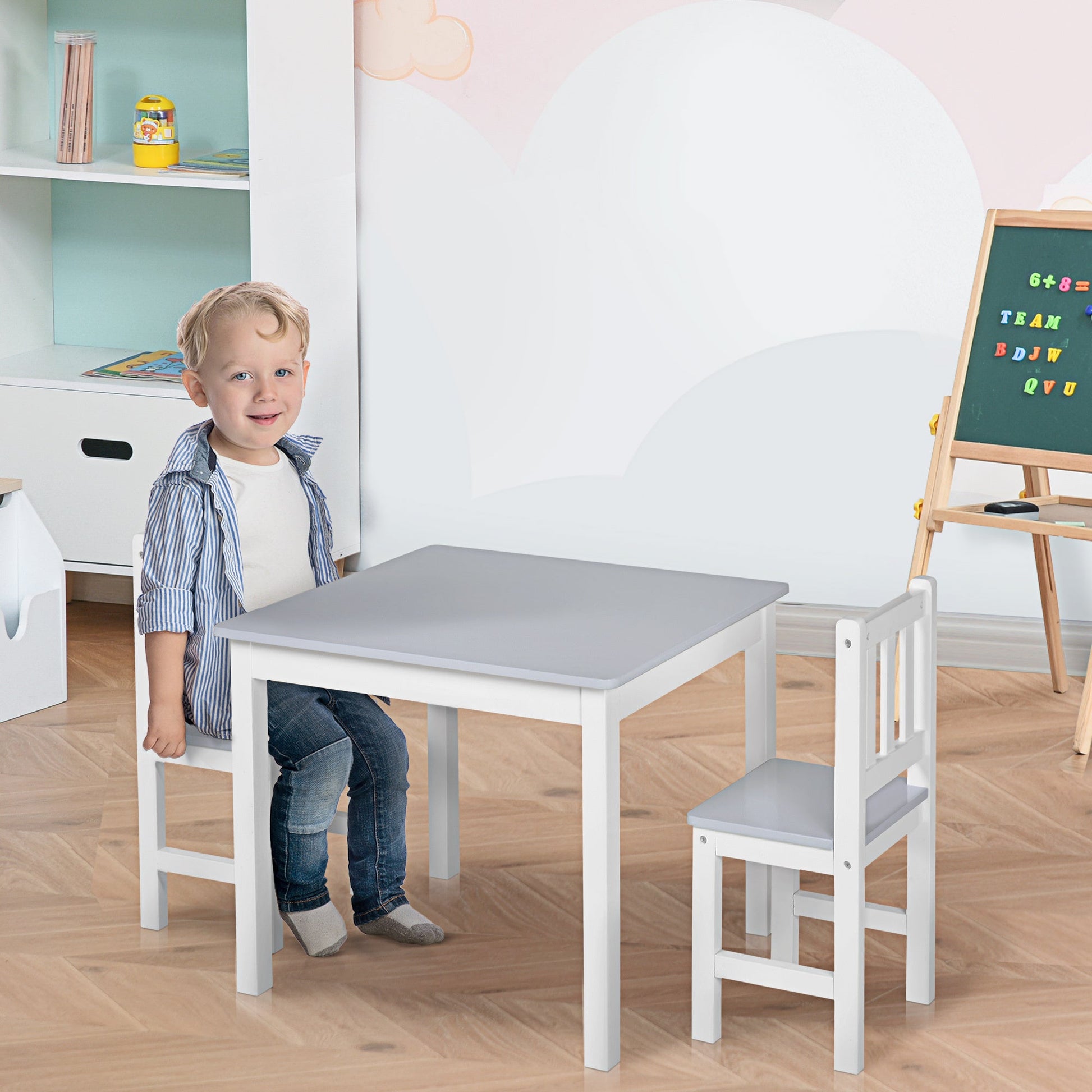 Kids 3 Piece Table and Chair Set