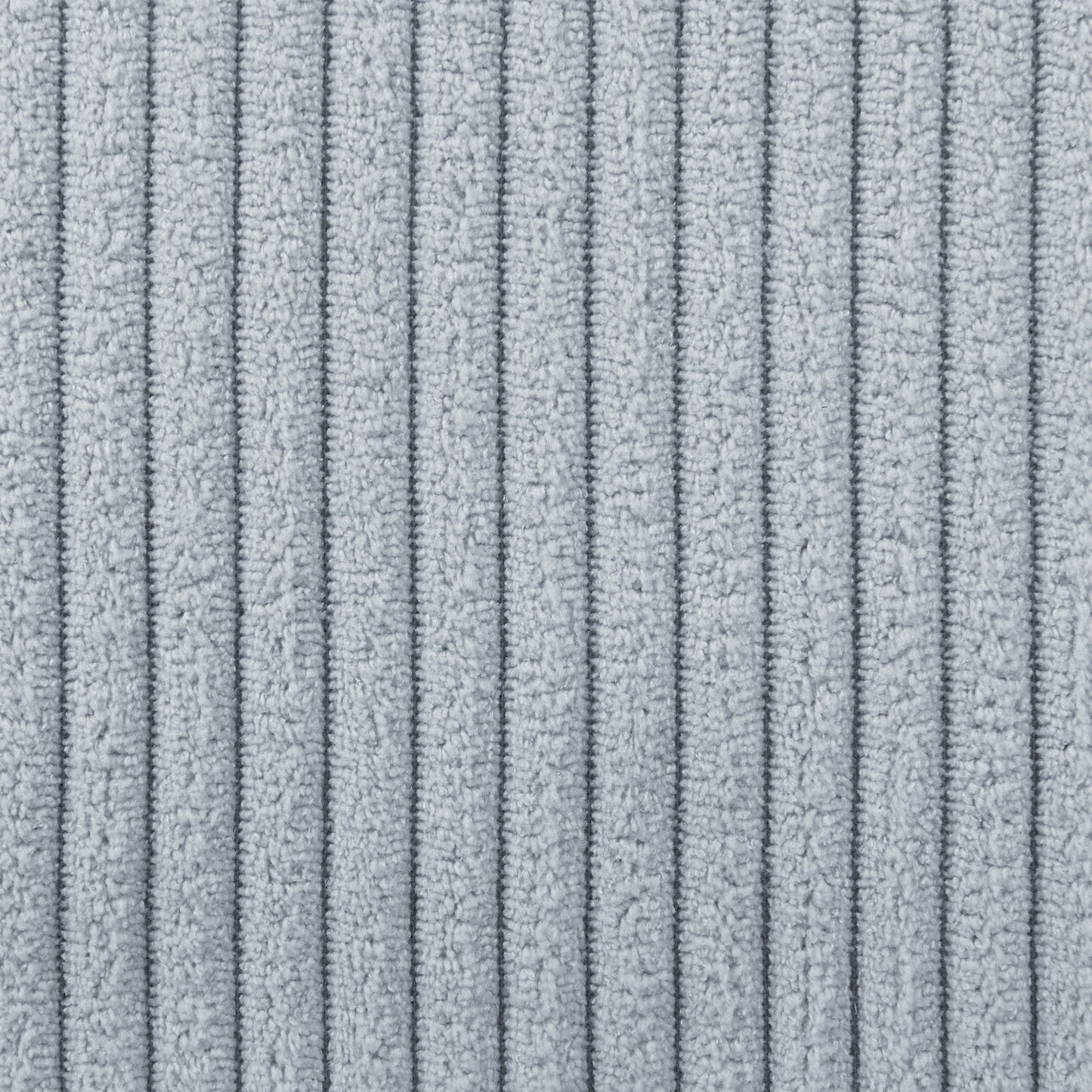 Lumen Full Size L-Shaped Corduroy Daybed Upholstered Daybed, Gray