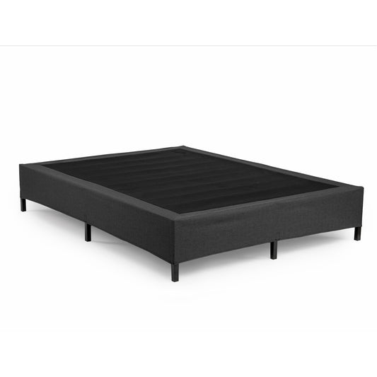 GhostBed All-In-One Foundation King - Black Metal Support Frame with 12-Inch Clearance, Heavy-Duty 6-Inch Legs