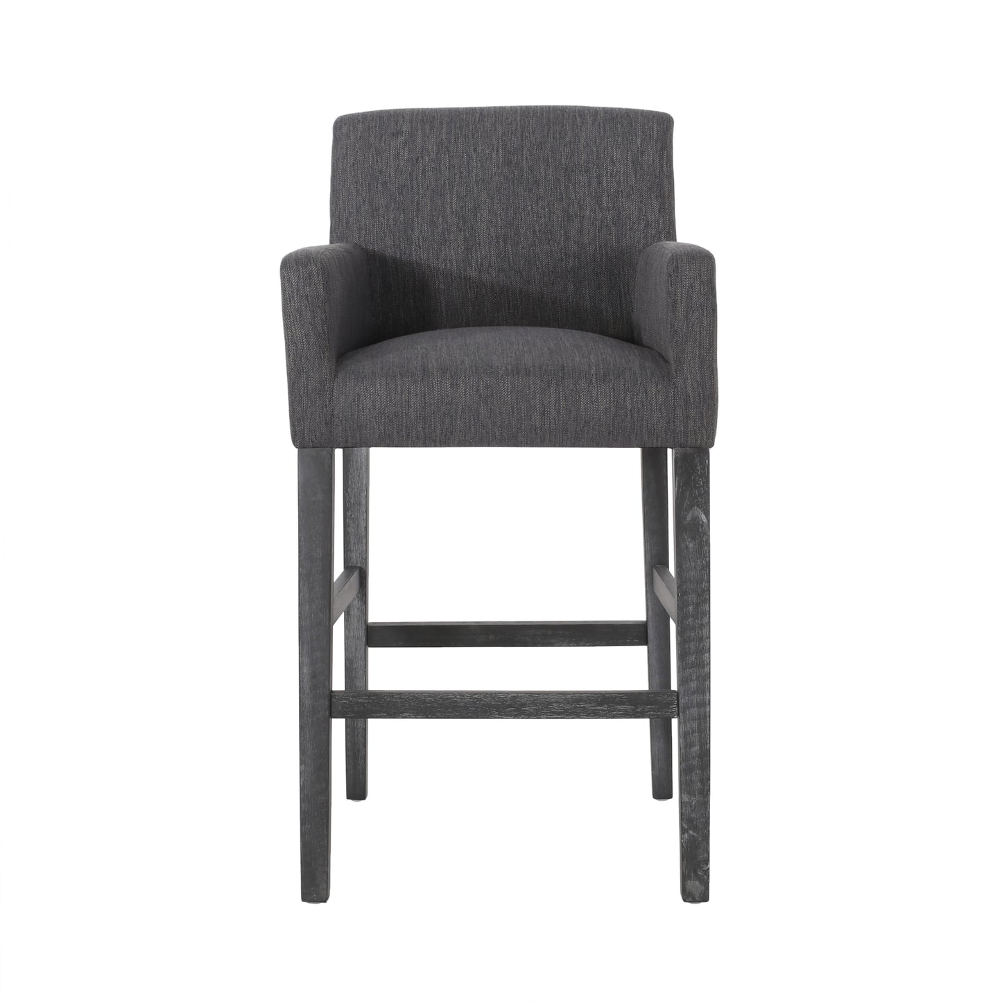 Galatea Modern 30.5 inch Bar Stools - Charcoal Gray/Gray