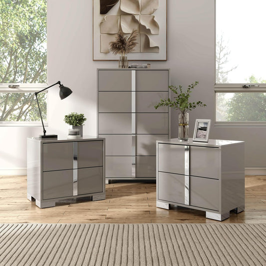 Sinistra Bedroom Chest - Light Taupe