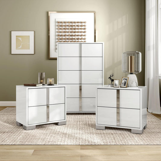 Sinistra Bedroom Chest - White