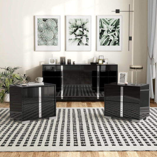 Sinistra Dresser - Piano Black