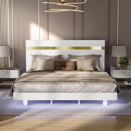 Lillestrom 4-Piece Queen Bedroom Set - White & Gold