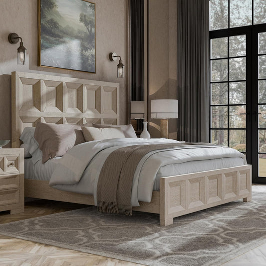 Hatton Cross King Size E. Bed - Tawny