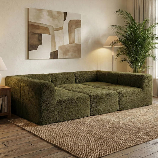 Nappi Bed - Olive Green