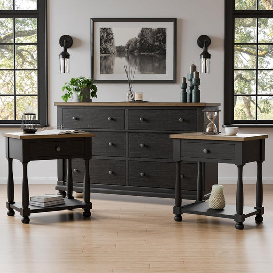 Neue Mill Modern Farmhouse Black Dresser