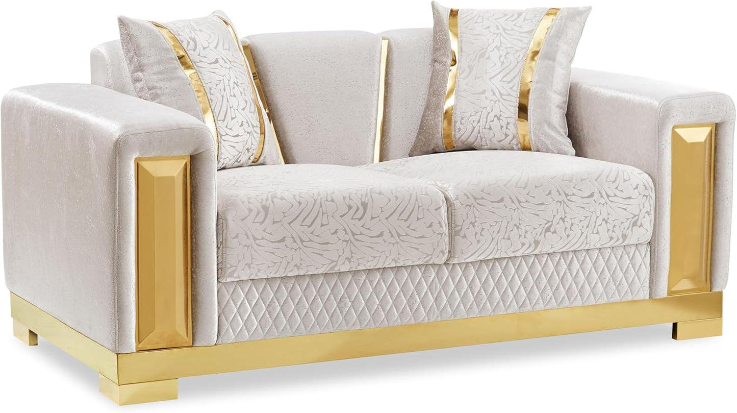 Valdosta Collection – Glamorous Elegance & Modern Luxury - White