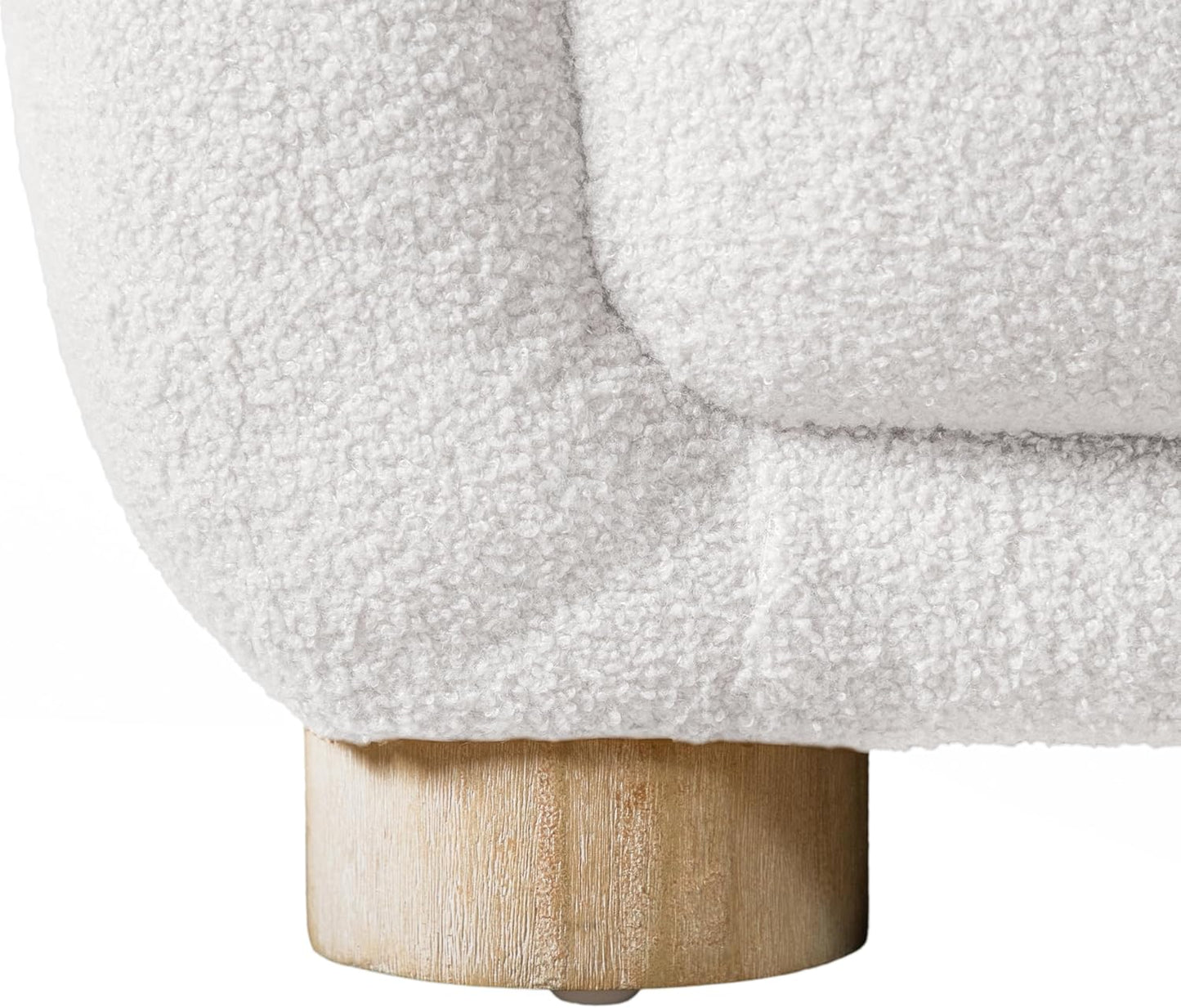 Kolvere Collection Boucle Upholstered Accent Chair