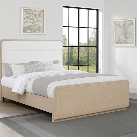 Ladera 56-Inch Eastern King Panel Bed – Light Elm