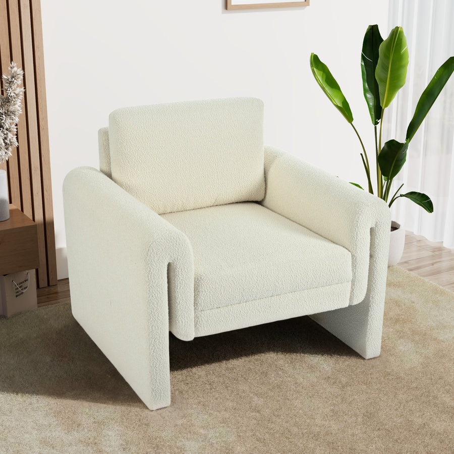 Bouclé  accent chair