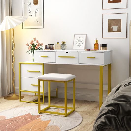 Ginger Makeup Vanity Set with Mirror