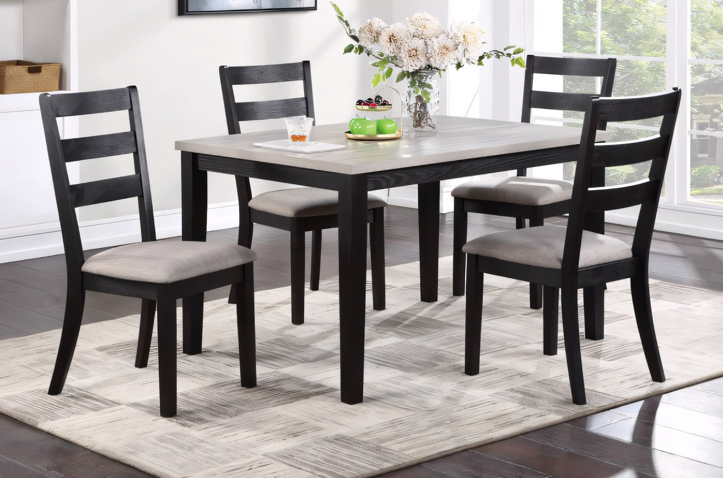 Briarwood 5-Piece Craftsman Dining Set – Classic Style