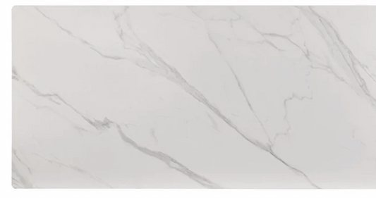 Maidstone 7-Piece Dining Set – Black & White with Chenille Chairs