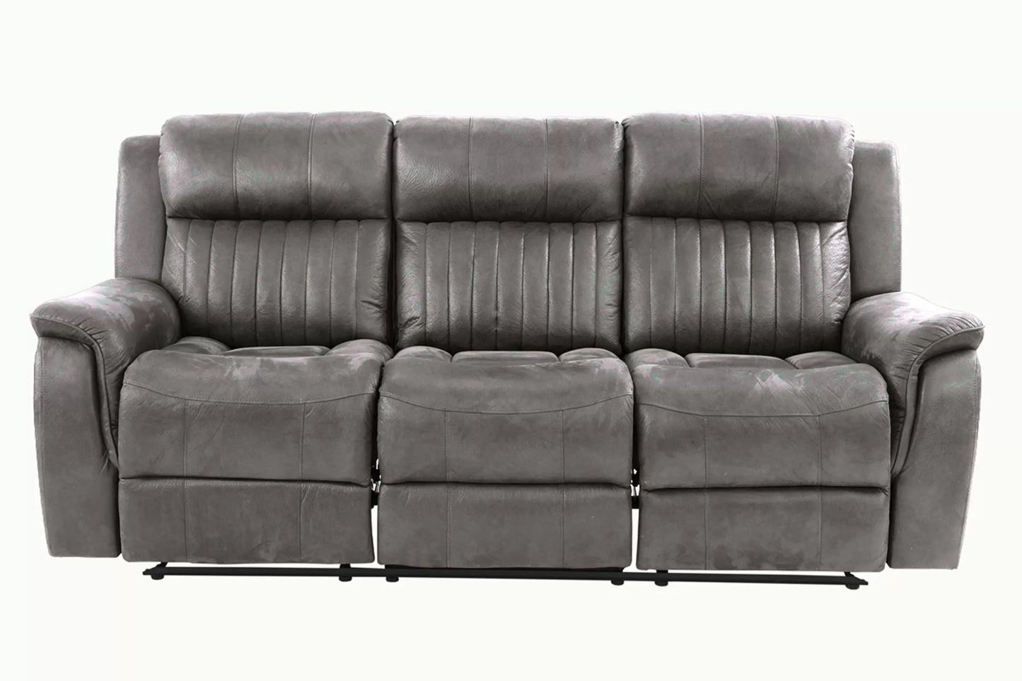 Moore Plush Leatherette Motion Sofa