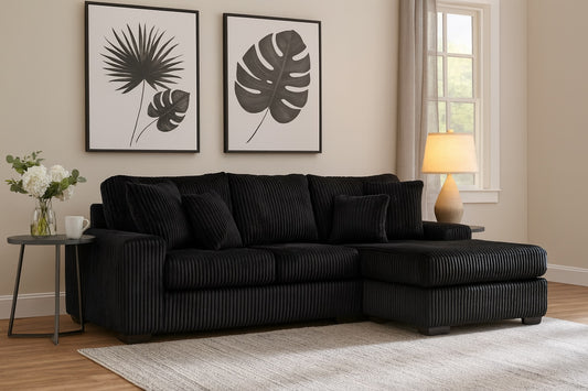 Onyx Modular Sofa-Chaise Sectional with Reversible Ottoman End – Delta Furniture