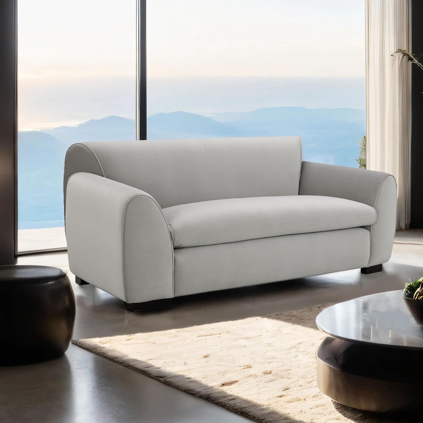 Severo Contemporary Velvet Living Room Set