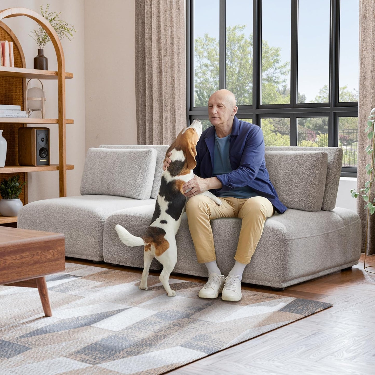 Stavanger Modular Sofa Collection – Standard Series - Bouclé & Chenille