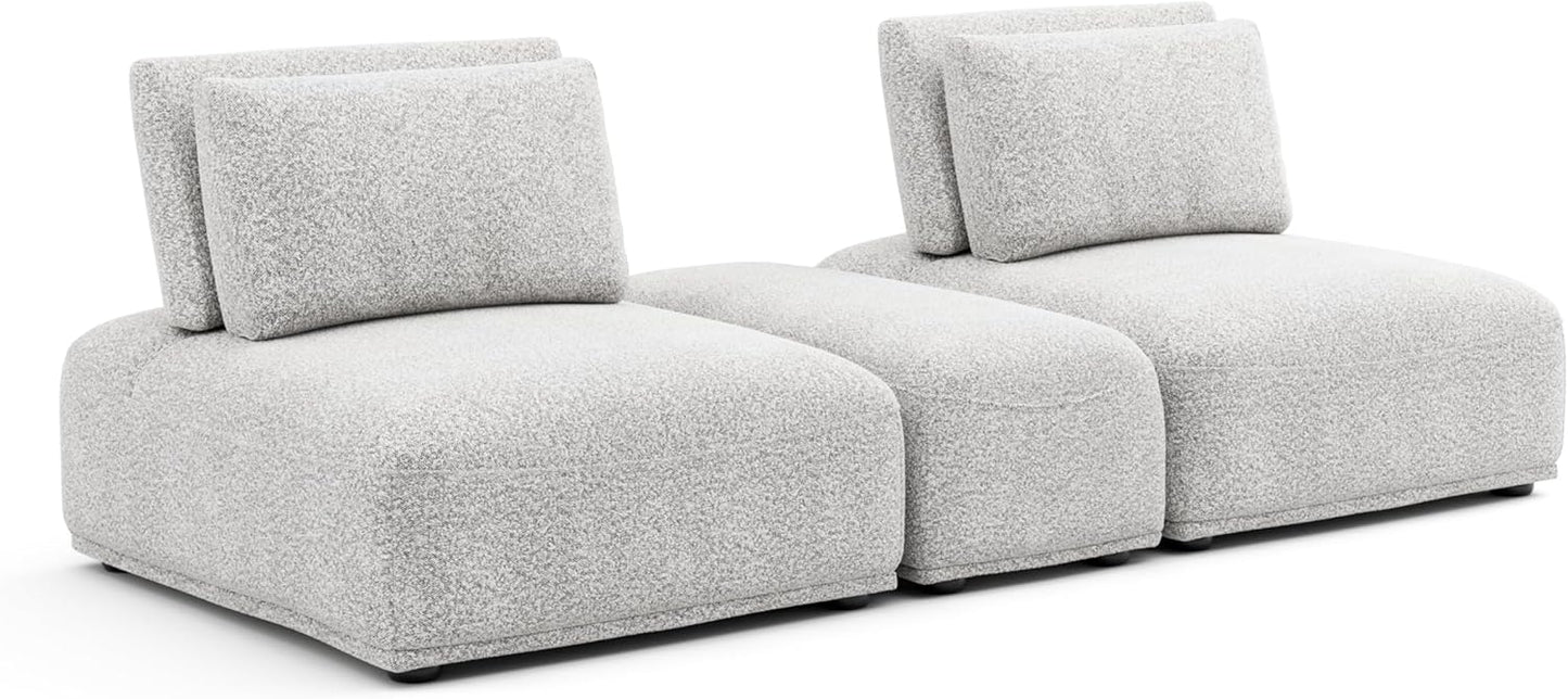 Stavanger Modular Sofa Collection – Standard Series - Bouclé & Chenille