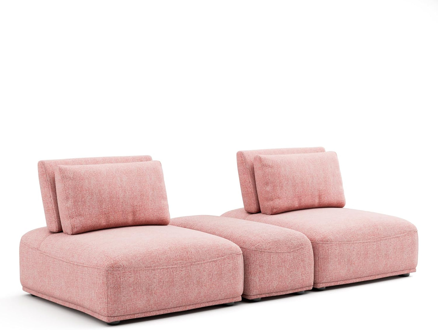 Stavanger Modular Sofa Collection – Standard Series - Bouclé & Chenille