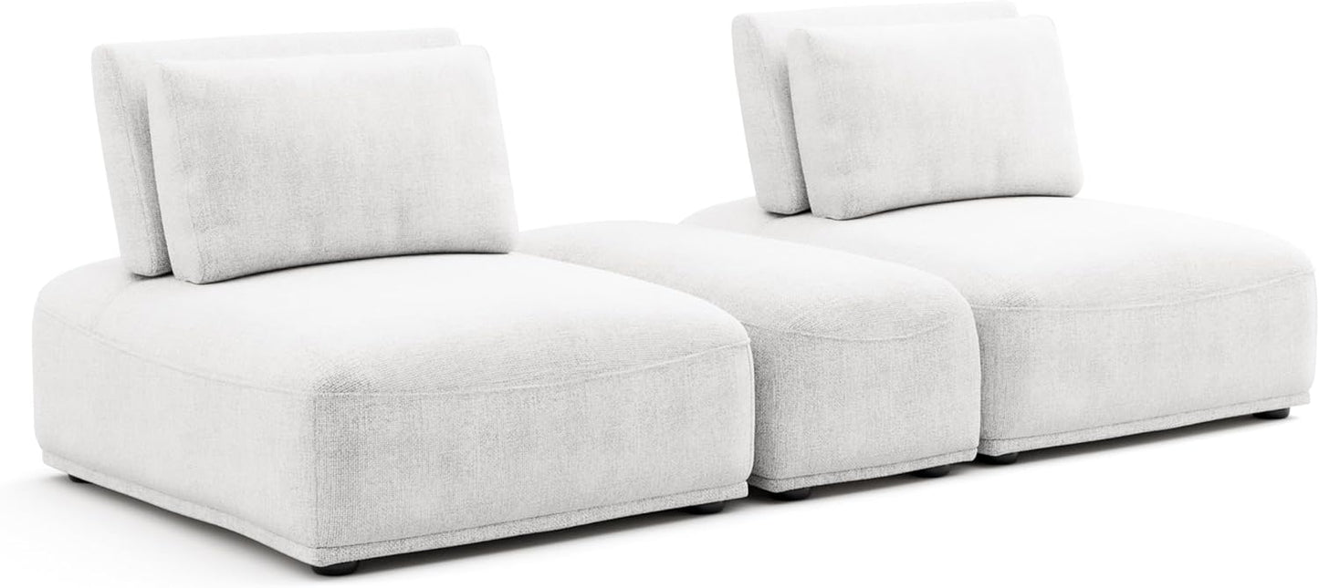 Stavanger Modular Sofa Collection – Standard Series - Bouclé & Chenille