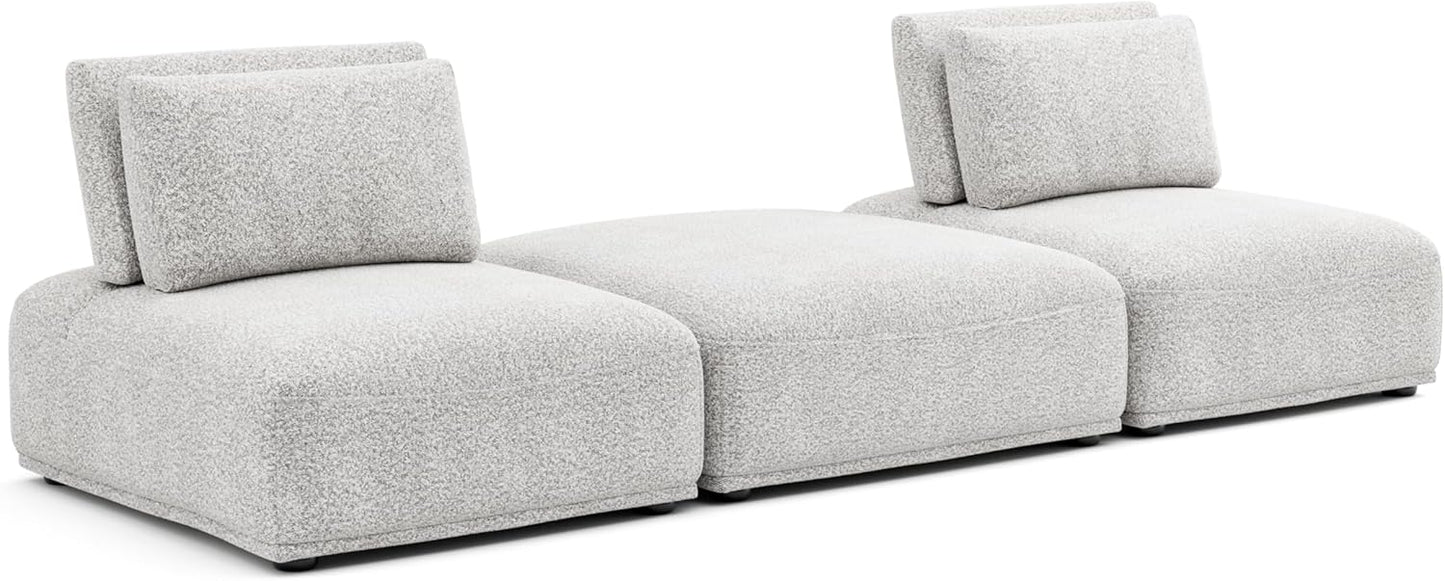 Stavanger Modular Sofa Collection – Standard Series - Bouclé & Chenille