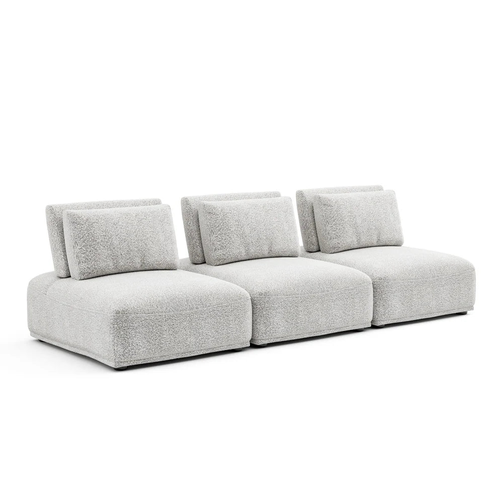 Stavanger Modular Sofa Collection – Standard Series - Bouclé & Chenille