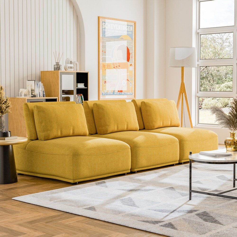 Stavanger Modular Sofa Collection – Standard Series - Bouclé & Chenille