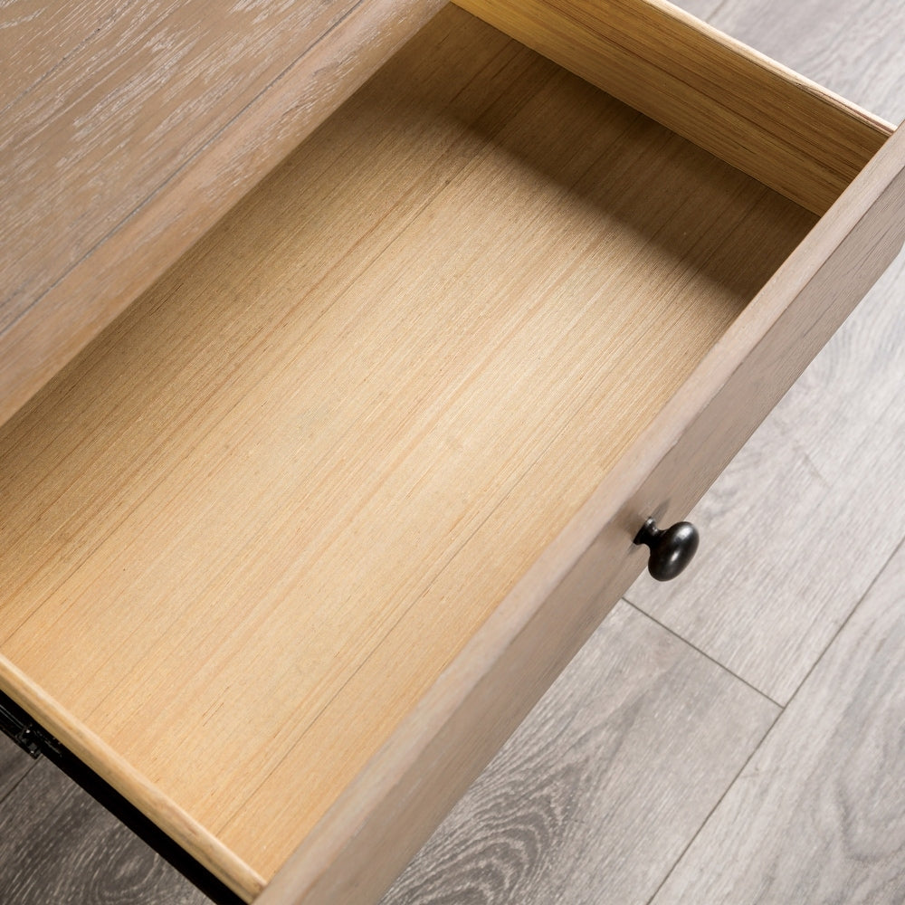 Chesapeake Modern Farmhouse Solid Wood 2-Drawer Coffee Table