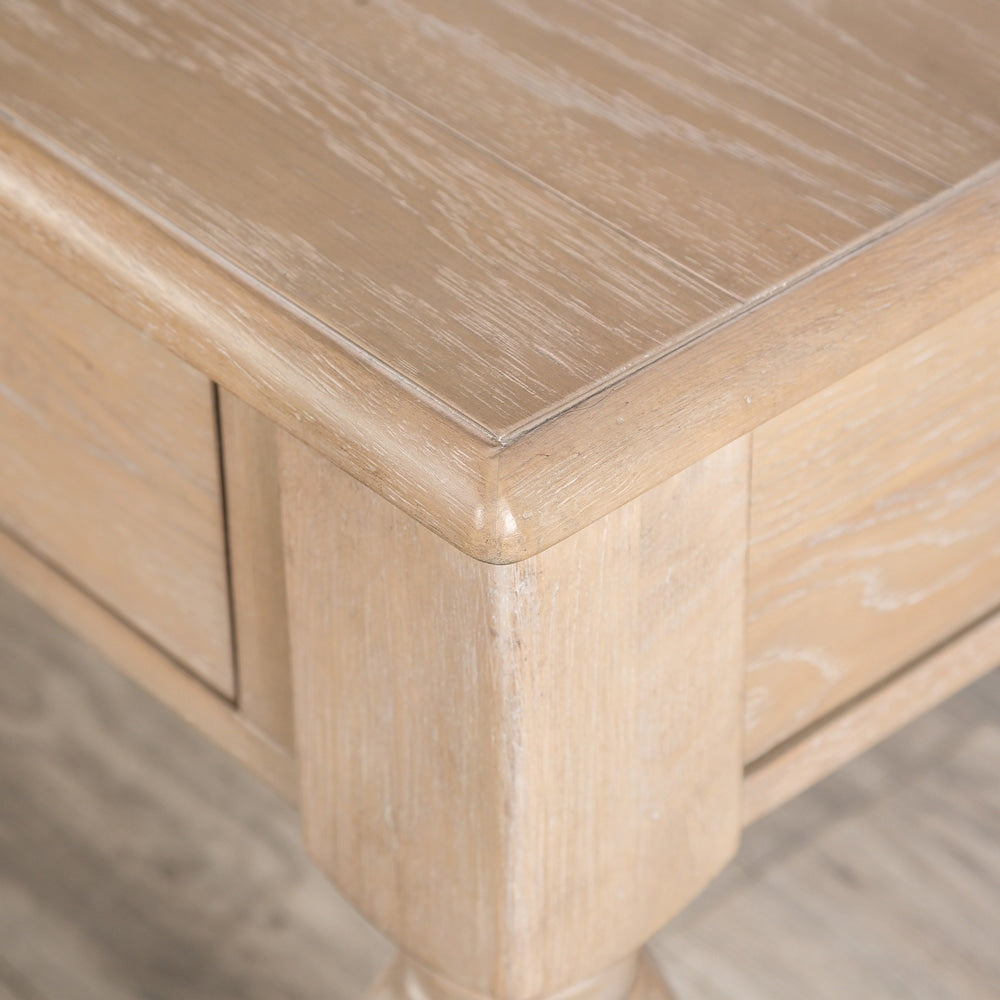 Chesapeake Modern Farmhouse Solid Wood 2-Drawer Coffee Table