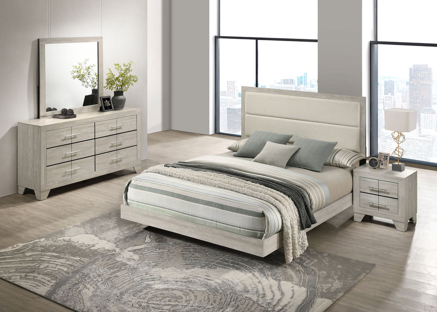 Trenton 5-piece Queen Bedroom Set Rustic Cream